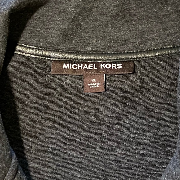 Michael Kors XL Grey Full Zip Jacket - Picture 3 of 5